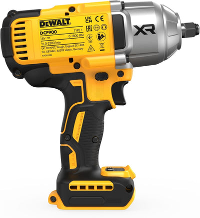 Dewalt XR Akku-Schlagschrauber DCF900N (18V, ½ Zoll Aussenvierkant-Aufnahme mit Spreng- bzw. HOG-Rin