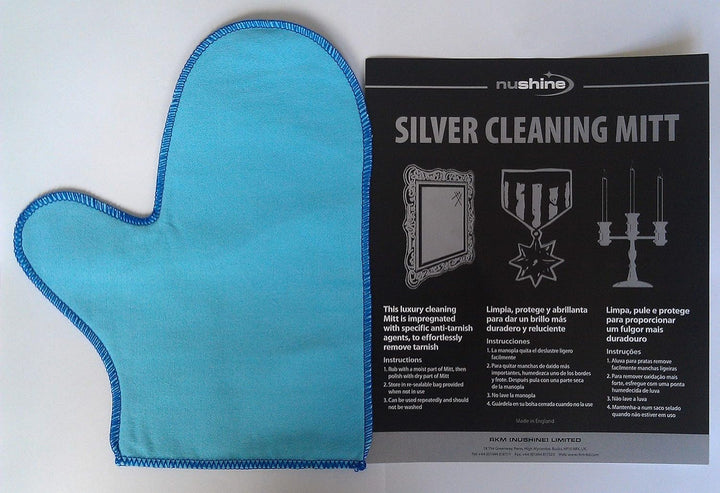 Nushine Handschuh zur Reinigung von Silber - enthält eine spezielle Imprägnierung