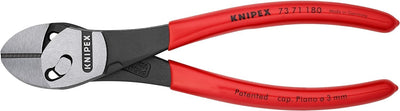 Knipex TwinForce® Hochleistungs-Seitenschneider schwarz atramentiert, mit Kunststoff überzogen 180 m