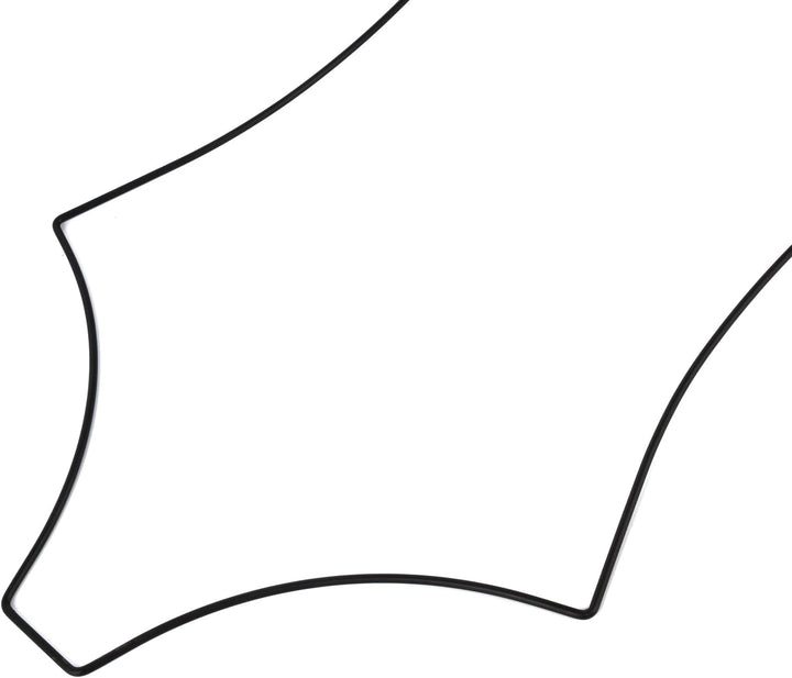 Dessous Aufhänger Draht Körperform Display (Mattschwarz) 10 PCS Bikini Badeanzug hänger, Mattschwarz