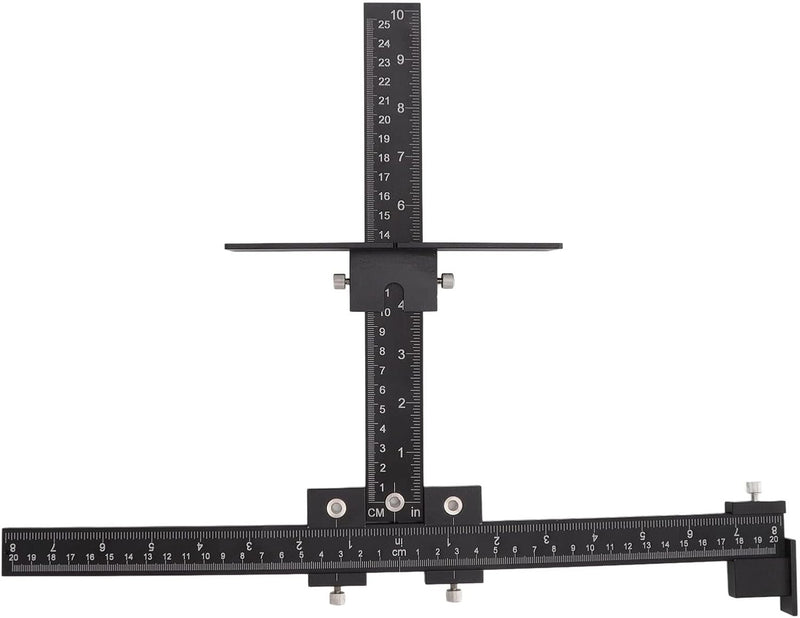 CHICIRIS Bohrschablone, Verstellbare Taschenloch Bohrschablone, Bohrlehre, Kabinett Hardware Jig, fü