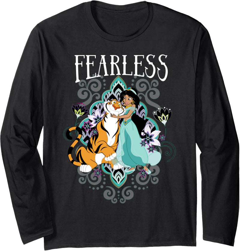 Disney Aladdin Jasmine And Rajah Fearless Langarmshirt