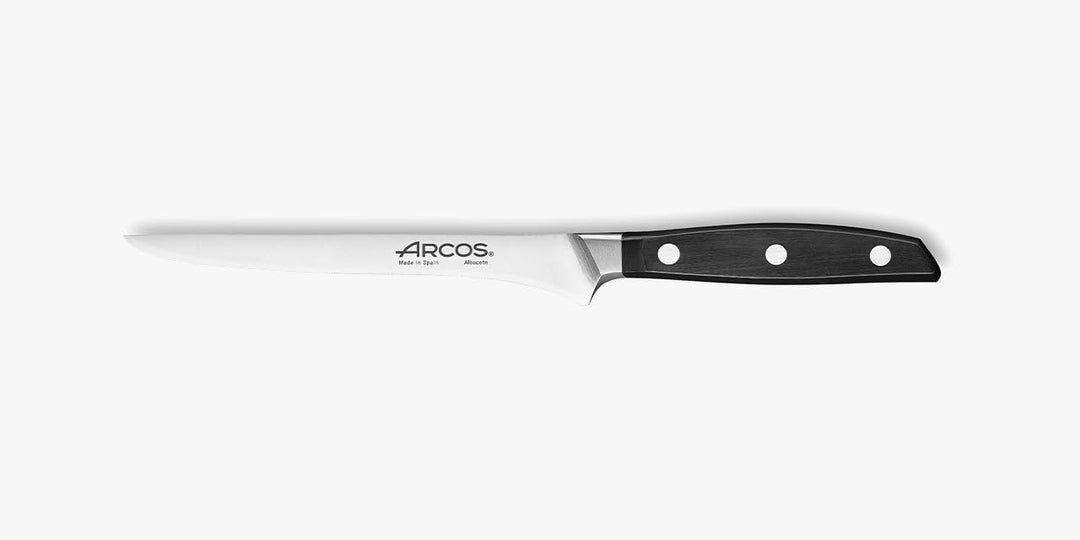 Arcos Ausbeinmesser mit Nitrum Edelstahlklinge 160 mm - Professionelles Messer zum Schneiden von Kno