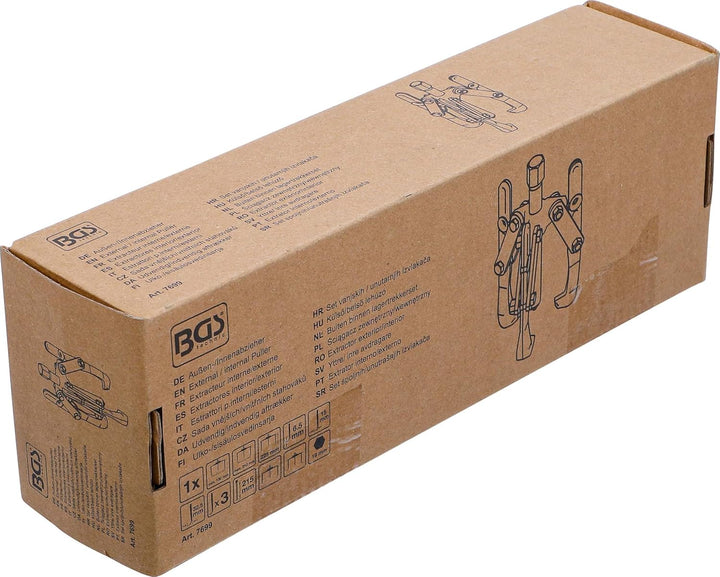 BGS 7699 | Aussen-/Innenabzieher, 3-armig | 40 - 210 mm, 40 - 210 mm