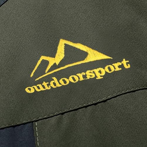 MAGCOMSEN Herren Winter Fleecejacke Warme Gefüttert Skijacke Outdoor Winddicht Wasserdicht Jacke Ver