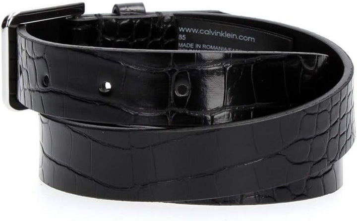Calvin Klein CK Must Croc Fix Belt 2.5 W90 Black