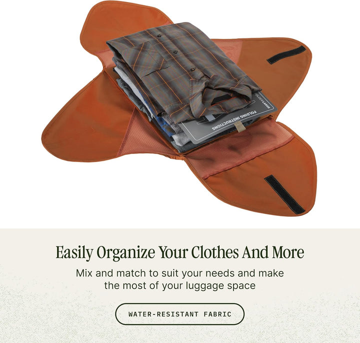 Eagle Creek Pack-It Starter Set I Garment Folder L &amp; 2 Packwürfel S+M I Knitterfrei &amp; Kofferorganisa