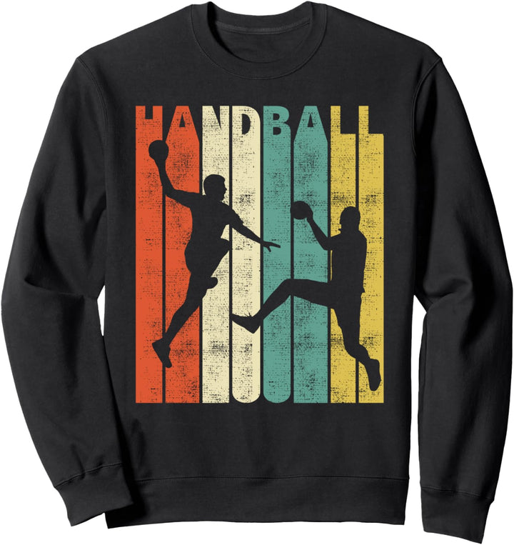 Vintage Retro Handball Sport Handballer Classic Sweatshirt