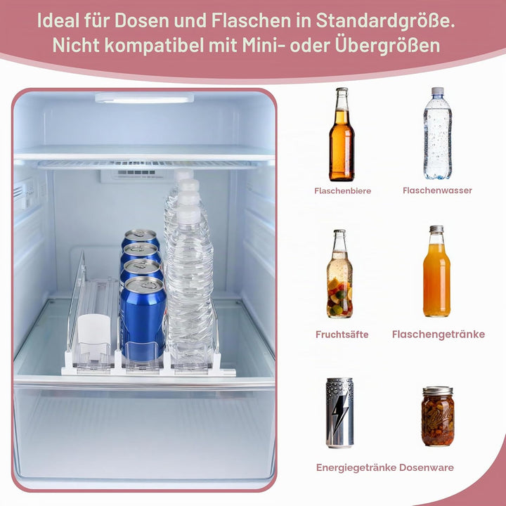 kühlschrank organizer dosen, Automatischer Küchenschrank-Dosenorganizer, fasst 12 Behälter in Standa
