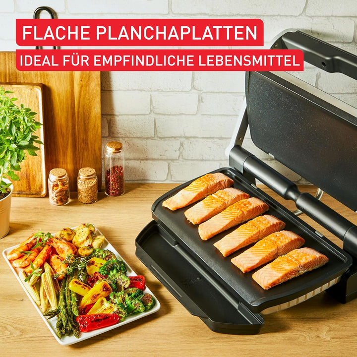 Tefal Plancha-Platten XL, kompatibel mit OptiGrill+ XL, für empfindliche Zutaten, antihaftbeschichte