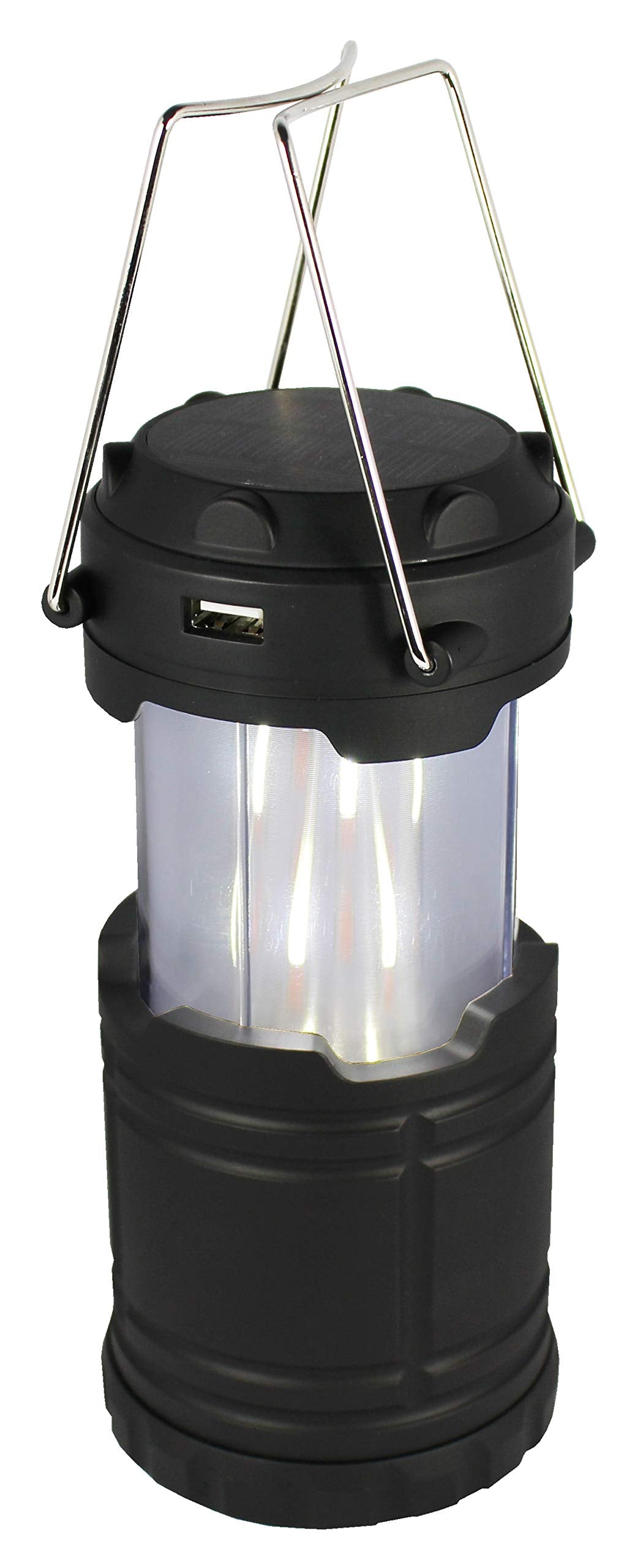 POWERplus Koala Solar/USB aufladbares LED Lanterne mit ultra helles weisses Licht/LED mit realistisc