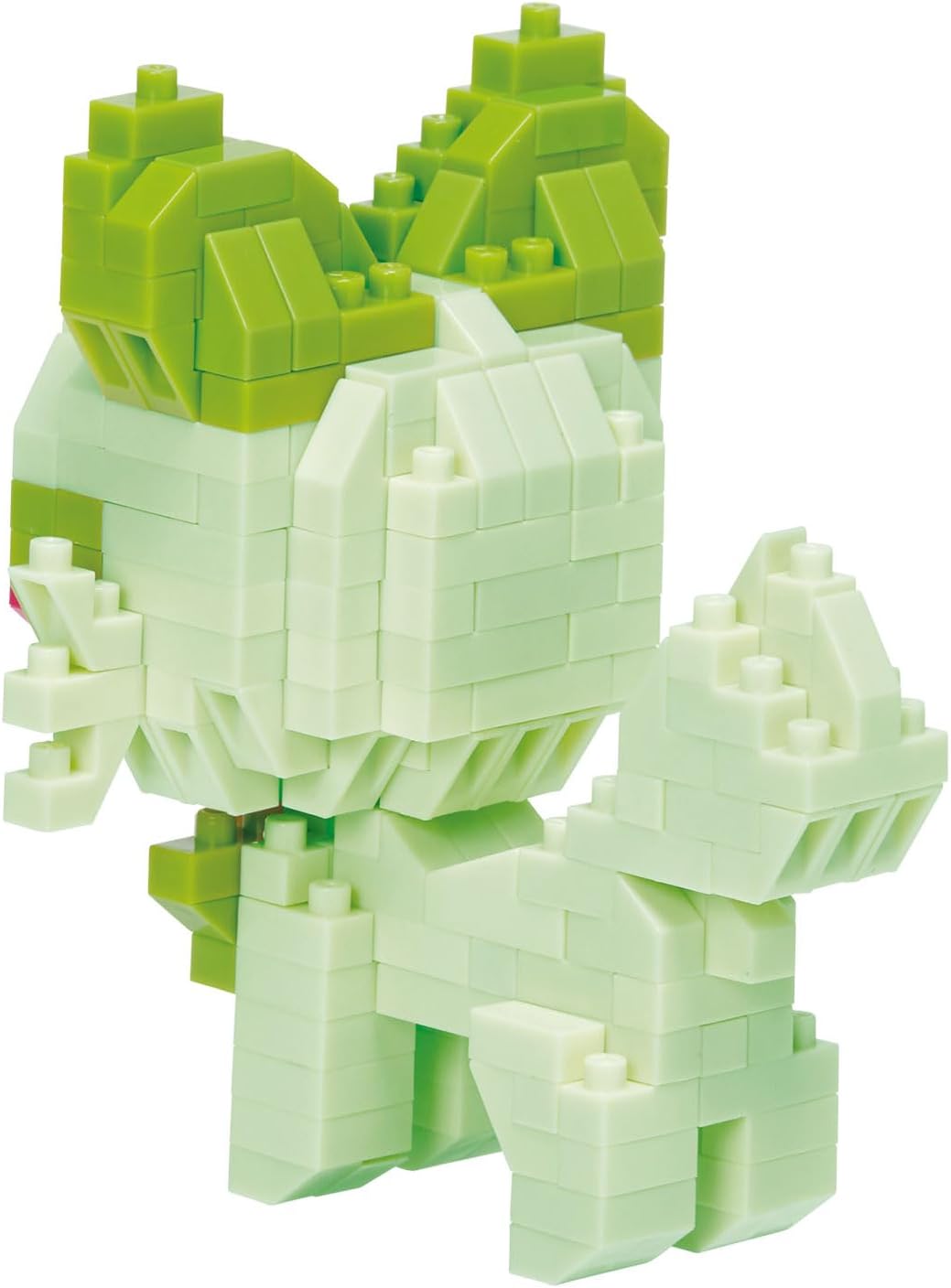 Bandai nanoblock Felori (Sprigatito) - Pokémon - Mini-Bausteinfigur - Konstruktionsspiel - Bausatz f