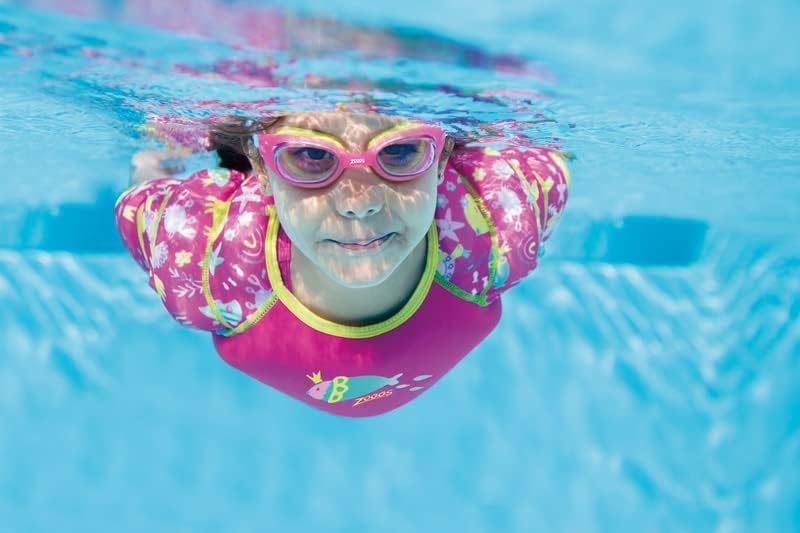 Zoggs Girls Sea Queen Water Wings Vest Schwimmlernweste 4-6 Years / 18 - , 4-6 Years / 18 -