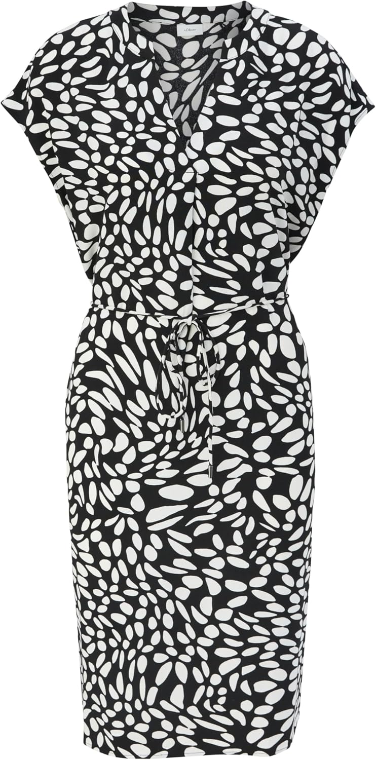 s.Oliver BLACK LABEL Damen Kleid 34 Schwarz 99a0, 34 Schwarz 99a0