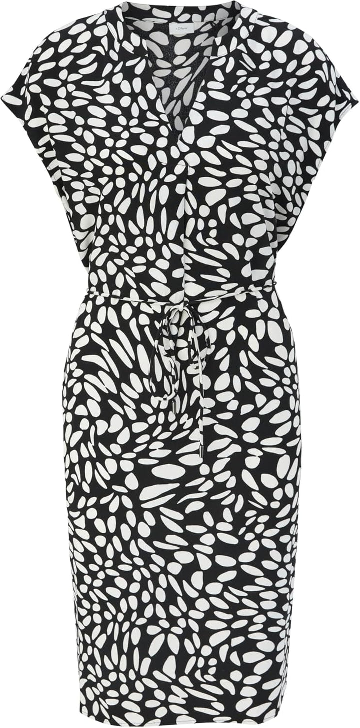 s.Oliver BLACK LABEL Damen Kleid 34 Schwarz 99a0, 34 Schwarz 99a0