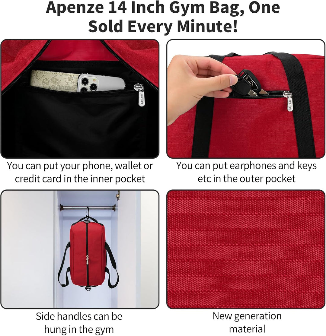 Mini Reisetasche, Sporttasche 18L Small Duffel Bag XS, Schulsporttasche, Weekender, Fitnesstasche 35