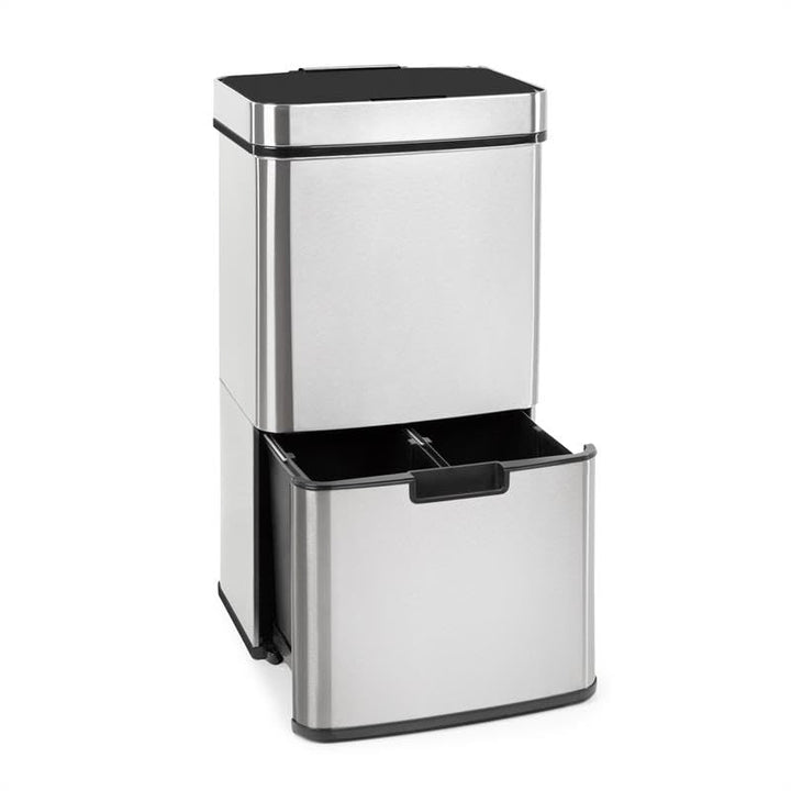 Klarstein Royal Trash Sensor-Mülleimer, 72 L Volumen in 4 Behältern, Restmüll & Recycling-Abfälle: 4