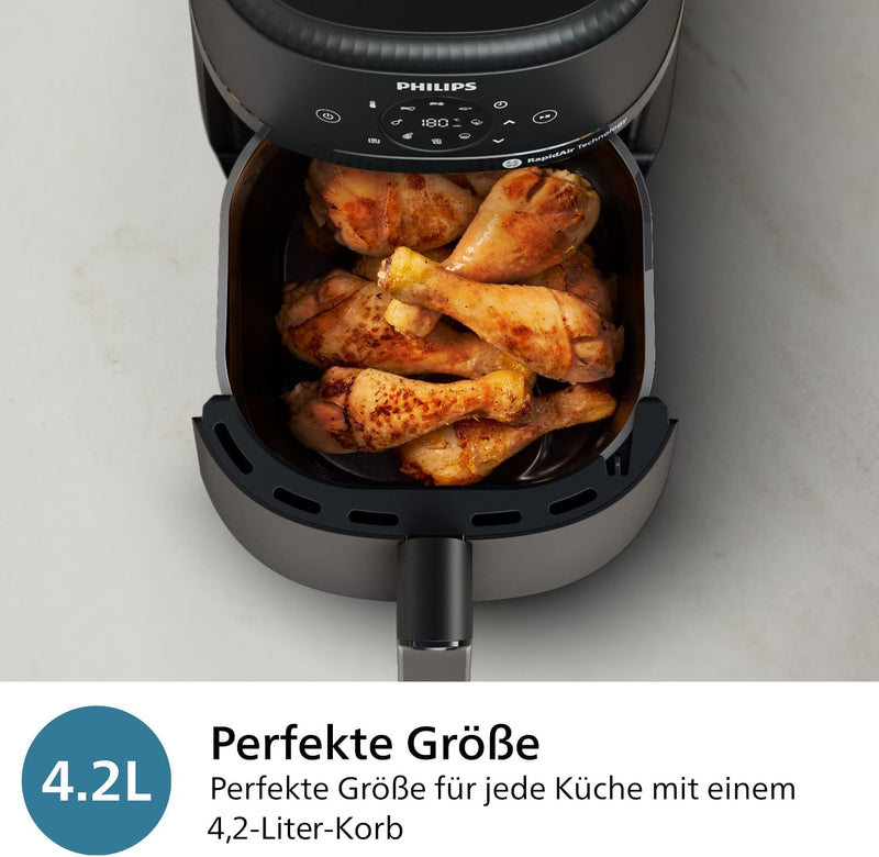 Philips Airfryer 2000-Serie 4,2L - Digitaler Touchscreen, 13 Garoptionen, 9 voreingestellte Funktion