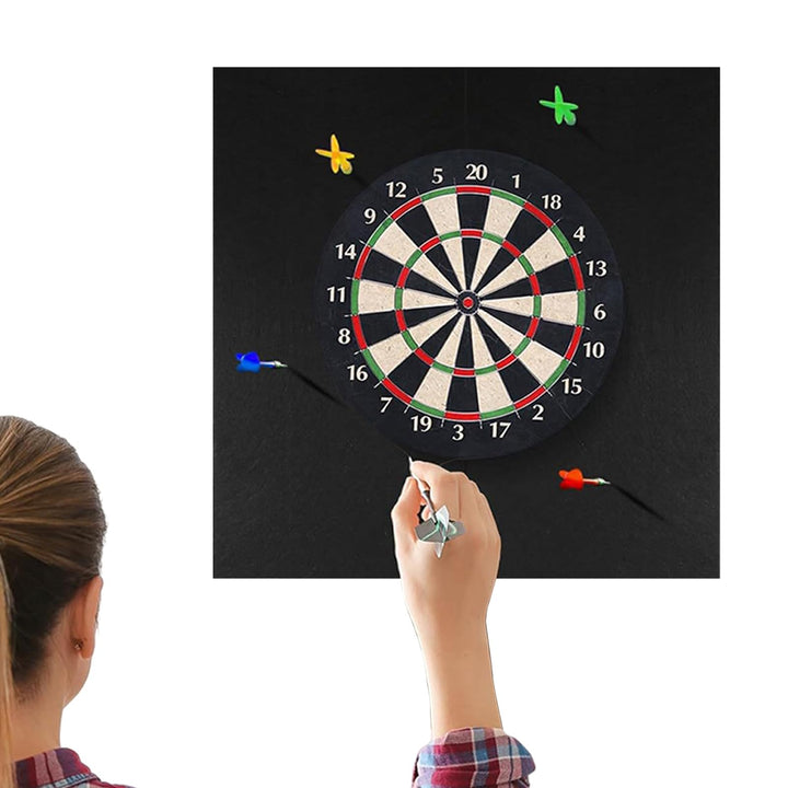 Wandschutz Für Dartscheiben, Dartboard Zubehör, Robuste Matte in Schwarz Für Erwachsene Zuhause Spie