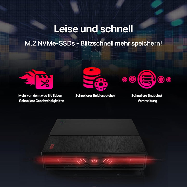 Asustor Flashstor 12 Pro FS6712X - 12 Bay Reine M.2-SSD-NAS Netzwerkspeicher Gehäuse, Quad-Core 2.0G