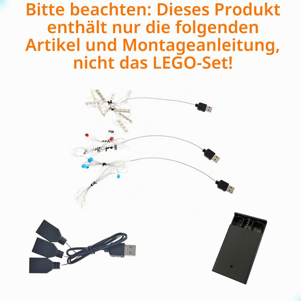 GEAMENT LED Licht-Set Kompatibel mit Lego Millennium Falcon Ultimate - Beleuchtungsset für Star Wars