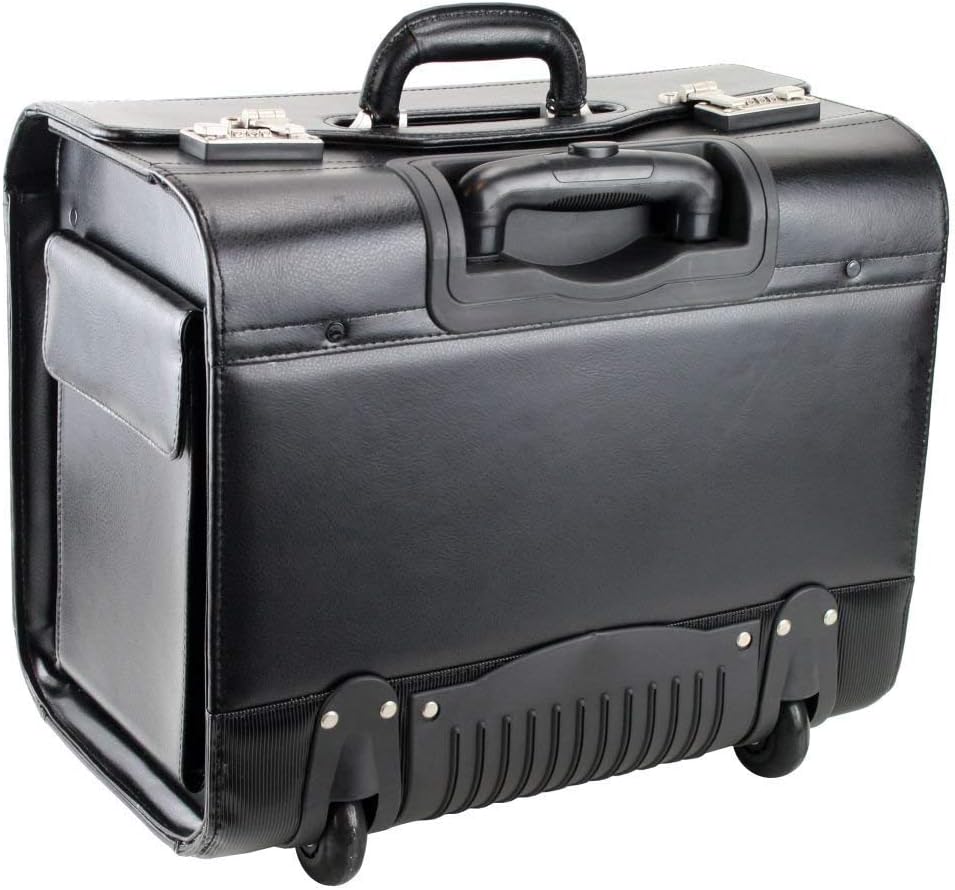 Pilotenkoffer Businesstrolley 49.5 cm schwarz