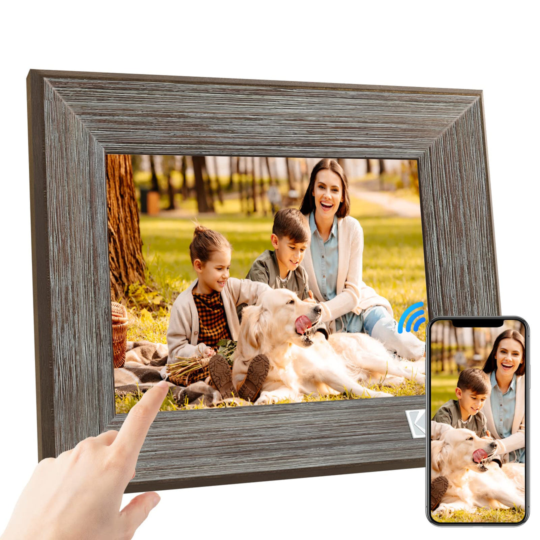 KODAK Digitaler Bilderrahmen 8 Zoll WLAN Elektronischer Bilderrahmen HD IPS Touchscreen Smart Fotora
