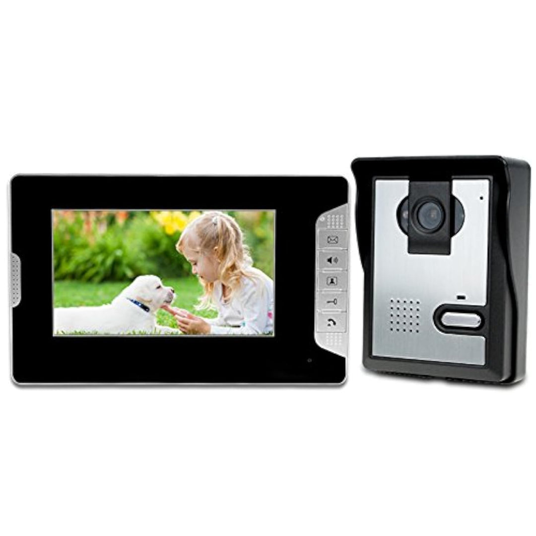 7 Zoll wasserdichte Video Gegensprechanlage verdrahtete Video Türsprechanlage Intercom Digital HD Mo