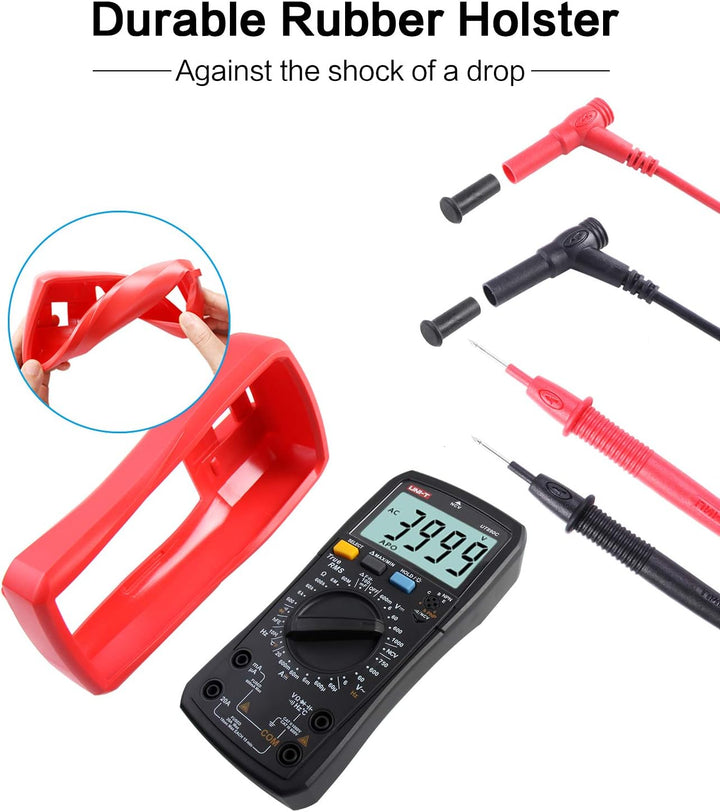 UNI-T UT890C Professionelles Digitalmultimeter Tester Voltmeter Amperemeter Ohmmeter RMS 6000-Konten