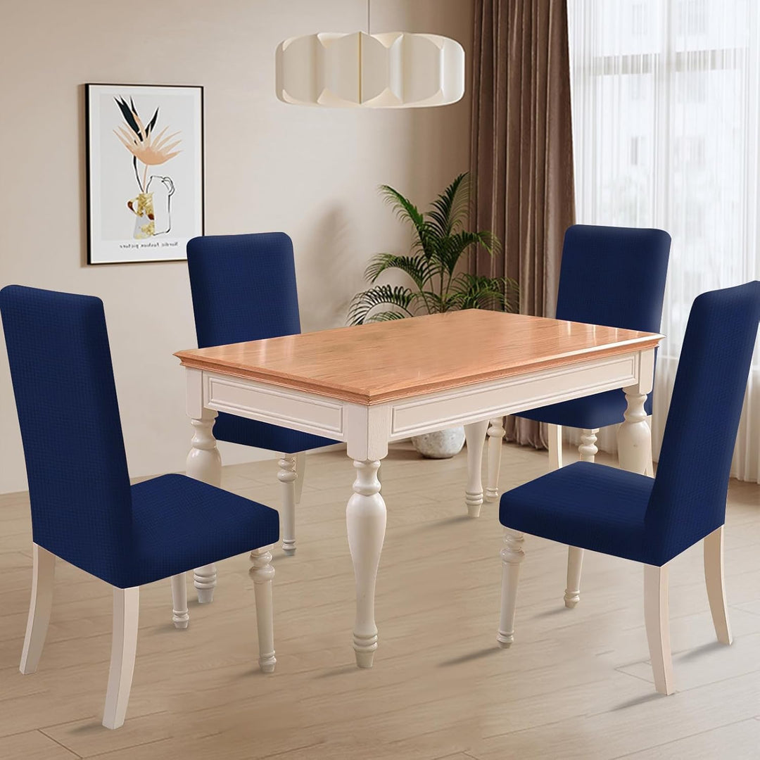 Ystyle Stretch Stuhlhussen 4er Set, Stuhlbezug Elastisch Abnehmbarer Waschbarer, Universal Hussen Fü