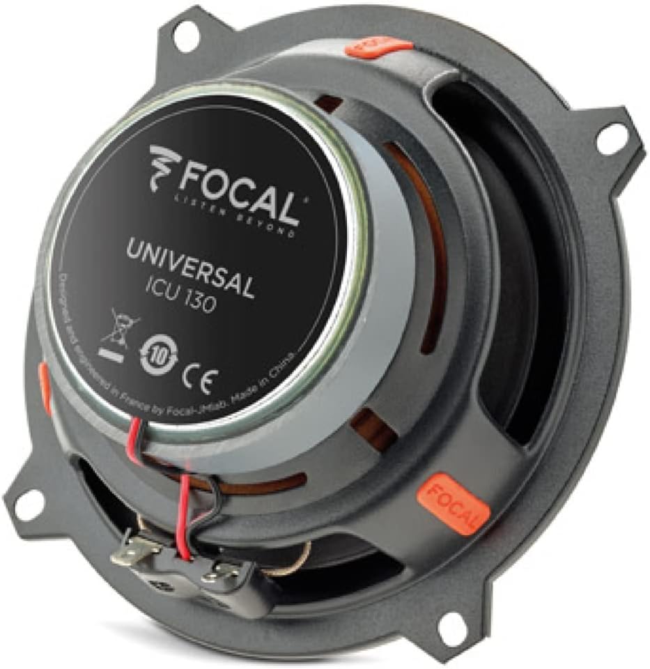 KIT Set FÜR Focal UNIVERSAL ICU 130 ICU130 2 2-Wege-Koaxiallautsprecher mit 13 cm, 130 mm, 5 Zoll Du