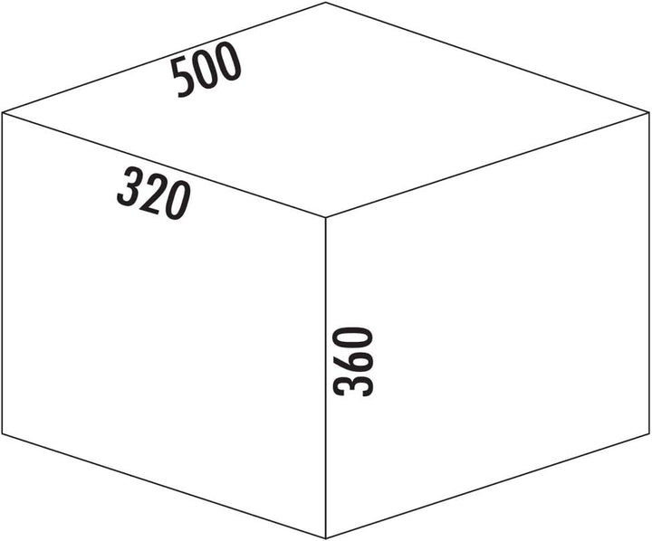 Naber Cox Base Mülltrennsystem 360 K/500-2 Behälter Anthrazit
