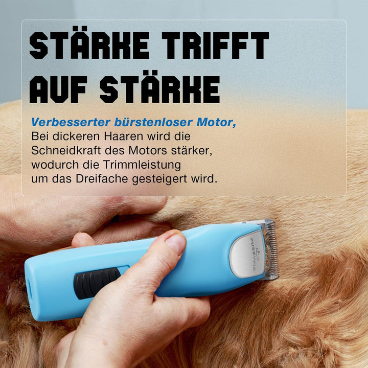 Professionelle Hundeschermaschine profi,2 Geschwindigkeits Schermaschine Ergonomisches Design Hund K
