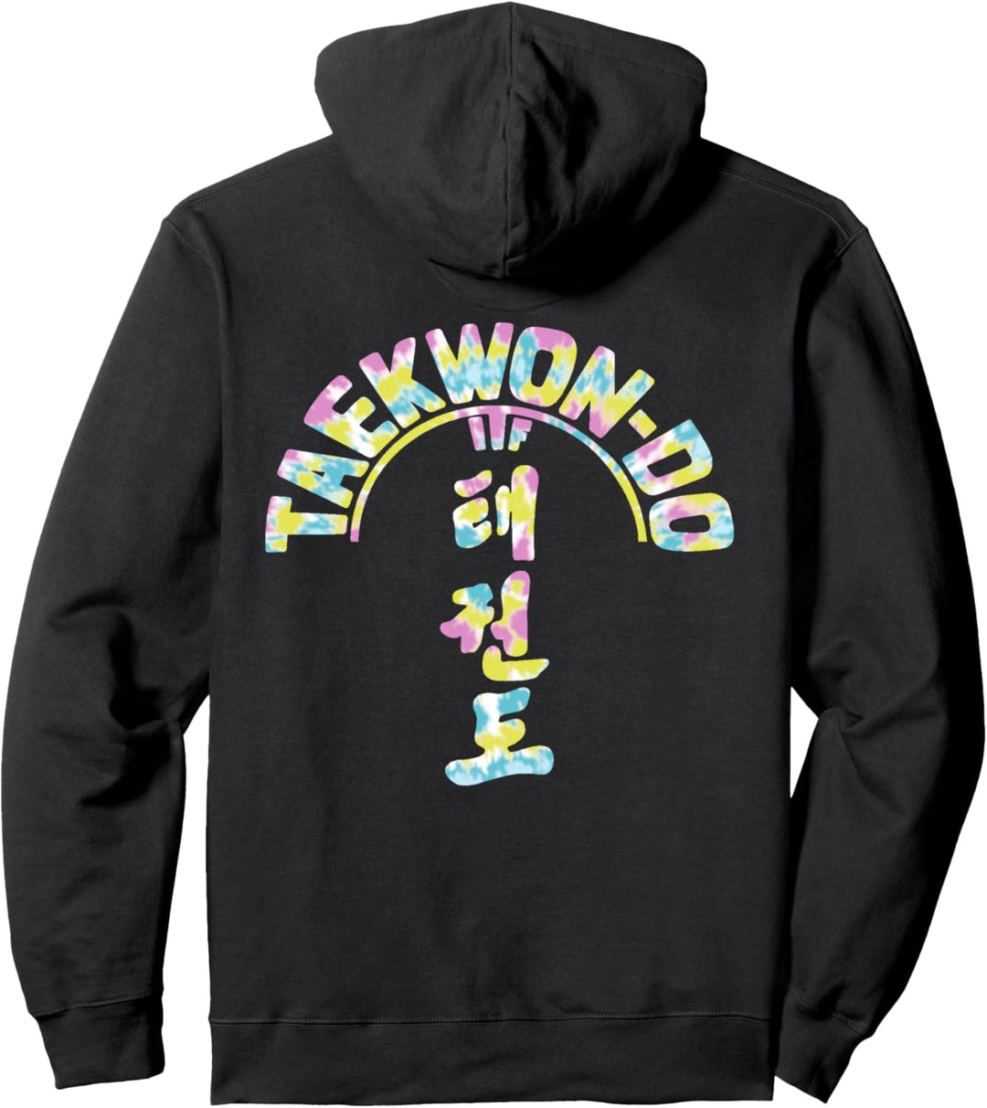 ITF Taekwon-Do Sommer Regenbogen Tie-Dye Pullover Hoodie