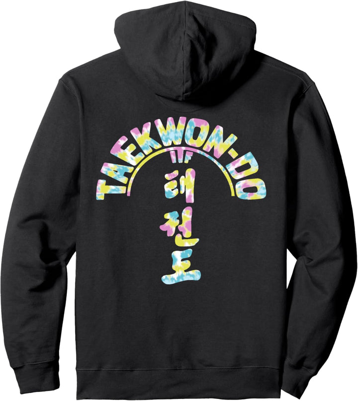 ITF Taekwon-Do Sommer Regenbogen Tie-Dye Pullover Hoodie