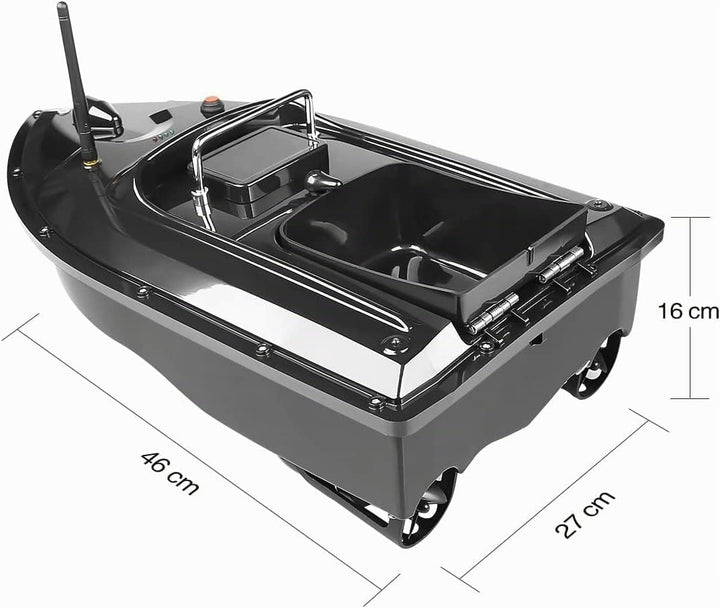 Bilbear Fischköderboot RC Boot Köderboot 500m Fernbedienung Futterboot 1,5kg Laden Doppelmotor Fisch