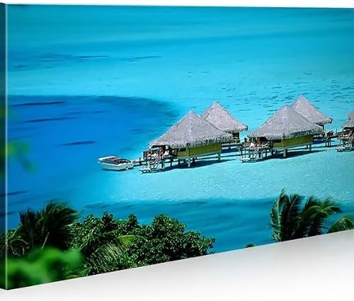 islandburner Bild Bilder auf Leinwand Seychellen 1p XXL Poster Leinwandbild Wandbild Art up Your Lif