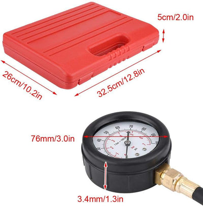 Benzin-Kraftstoffpumpe Werkzeug, Benzin Kraftstoff Manometer Tester Einspritzpumpe Diagnosewerkzeug