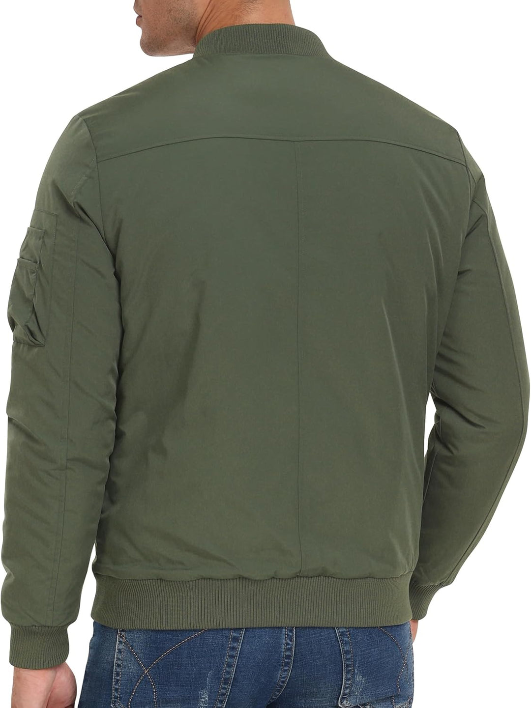 MoFiz Bomberjacke Herren Warm Gefüttert Winterjacke Übergangsjacke US Fliegerjacke Militär Bomber St