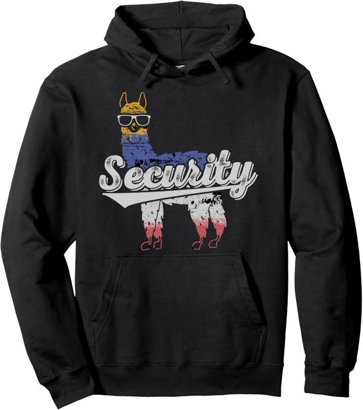 Llama Security - für Lama Alpaca Fans - Cooles Alpaka Pullover Hoodie