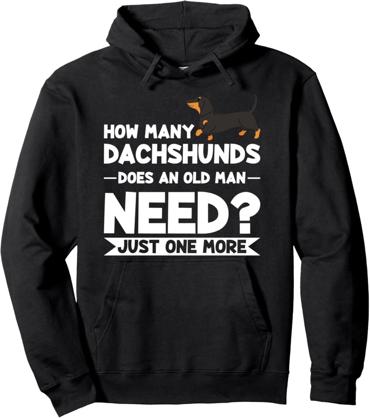 Wie viele Dackehund-Dackel-Hund Pullover Hoodie