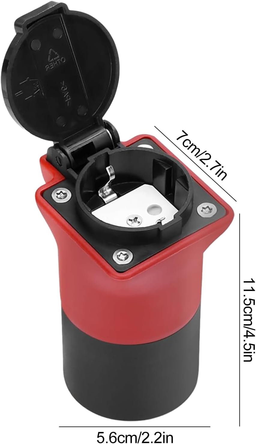 Adapter V2L für MG EV, Adapter Typ 2 auf Schuko, 3.5KW 16A 220V schuko Adapter von Fahrzeug zu Last,