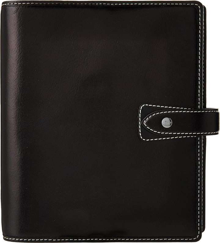 Filofax Malden A5 Organiser Black 2021, 21-028623 Schwarz, Schwarz