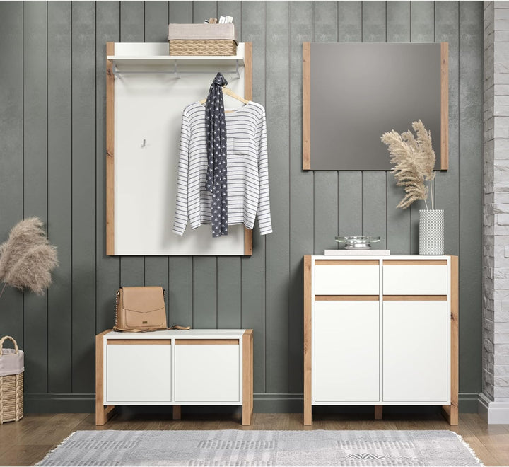 trendteam smart living - Wandspiegel Spiegel - Garderobe - Dakota - Aufbaumass (BxHxT) 78 x 69 x 4 c
