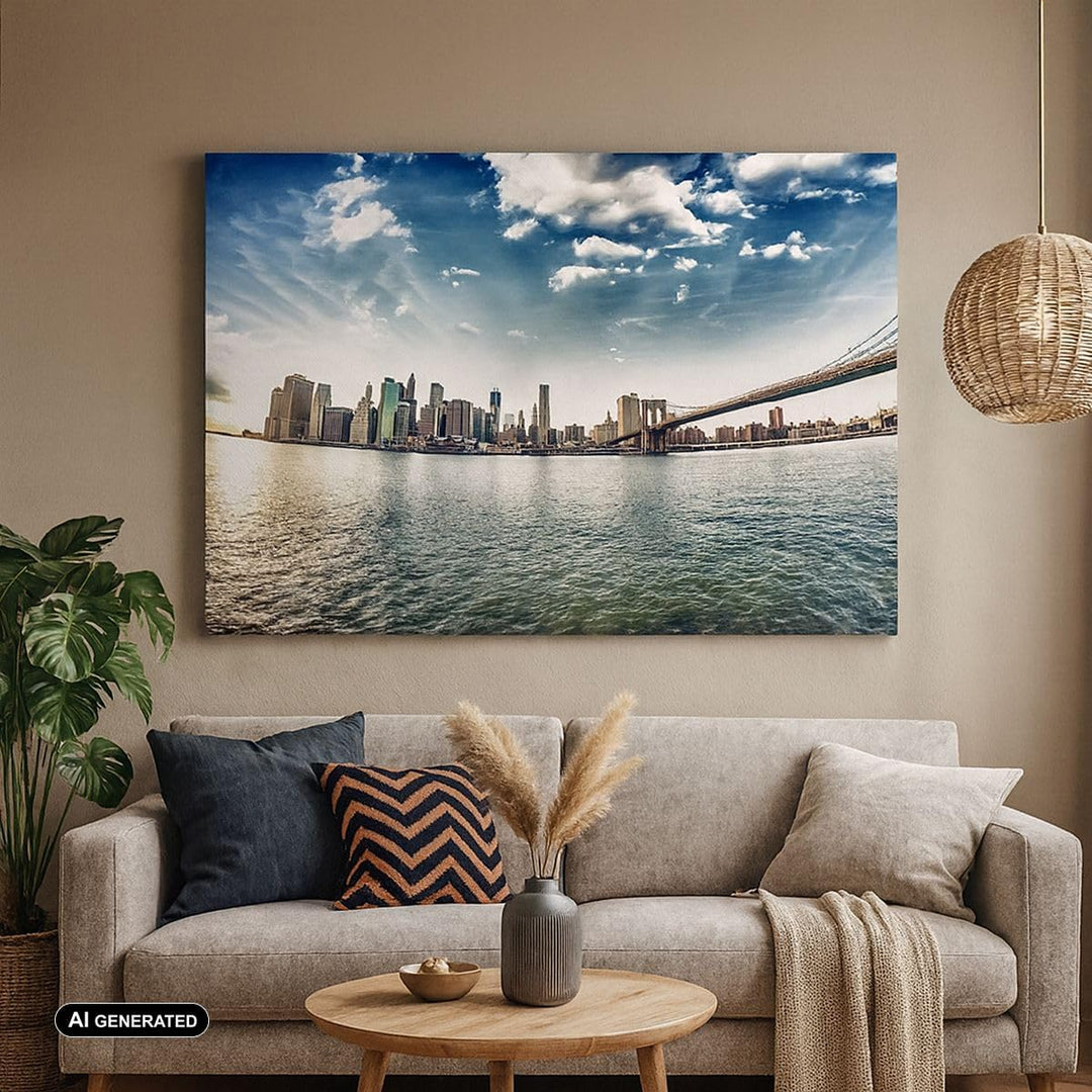 Bilder auf Leinwand Amerika wohnung architektur gebäude Leinwandbild 70x50cm Wandbilder Dekoration W