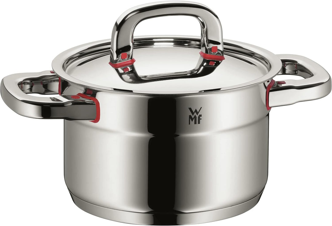 WMF Premium One Kochtopf klein 16,5 cm, Metalldeckel mit Dampföffnung, Fleischtopf Induktion 2l, Cro