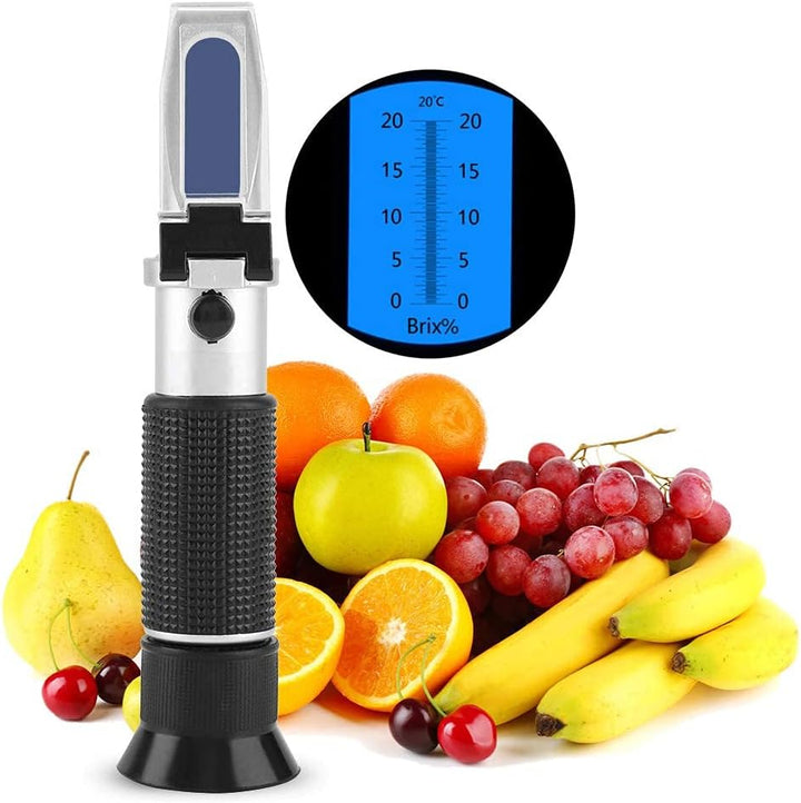 Brix Refraktometer Professionelles 0~20% Zuckergehalt messgerät Brix Scale Range Tester mit automati