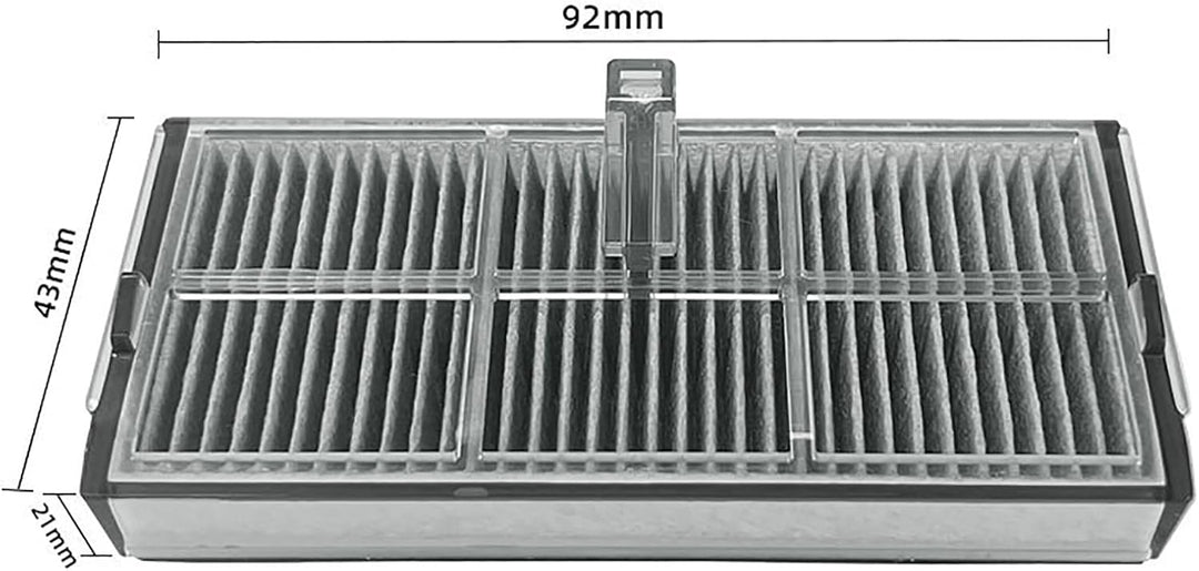 Ersatz-HEPA-Filter für Dreame X40/X40 Pro/X40 Ultra Roboter-Staubsauger, 6 HEPA-Filter, 6 Hepa-filte