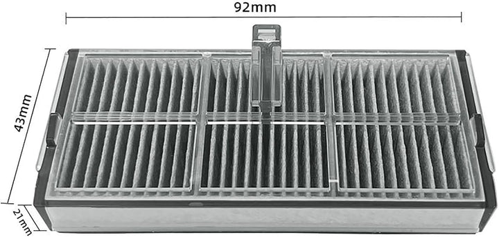 Ersatz-HEPA-Filter für Dreame X40/X40 Pro/X40 Ultra Roboter-Staubsauger, 6 HEPA-Filter, 6 Hepa-filte
