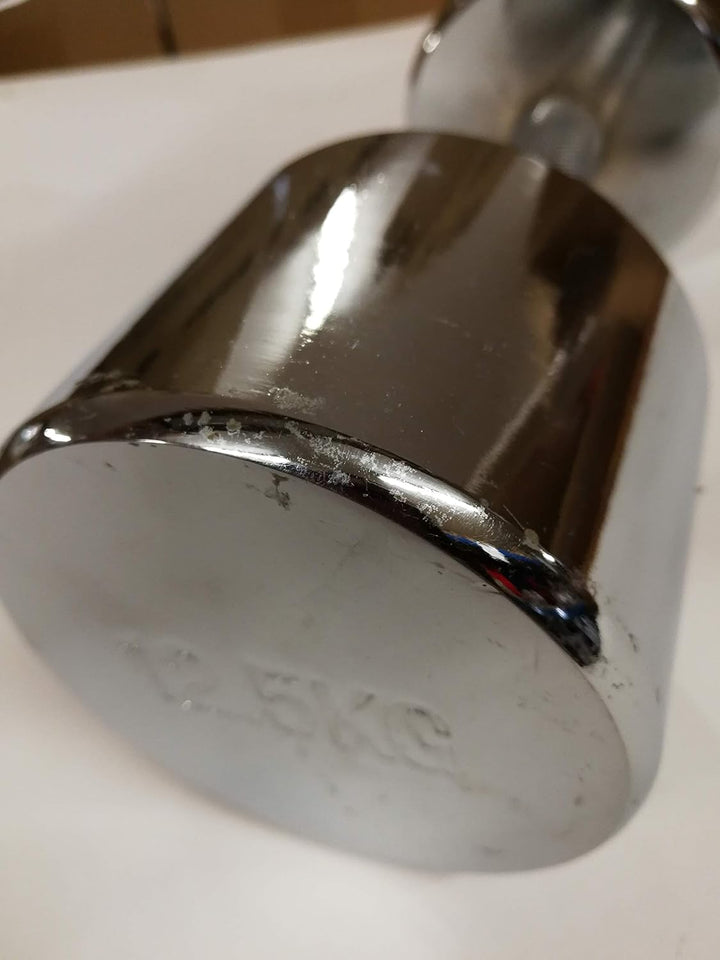 TRENAS Chrom Kurzhantel - 1 kg - 2 kg - 3 kg - 4 kg - 5 kg - 6 kg - 7 kg - 8 kg - 9 kg - 10 kg - 12,